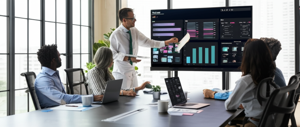 Professionele zakelijke omgeving